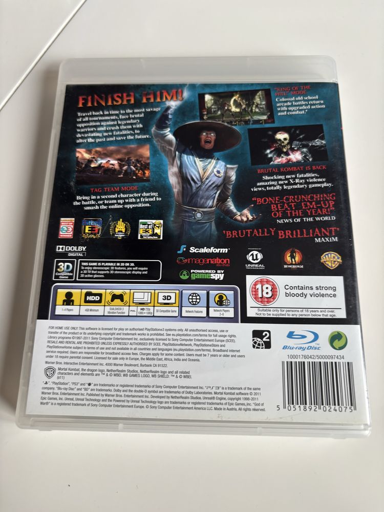 Mortal Kombat Playstation 3 ENG