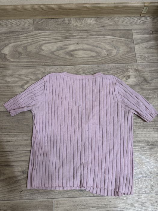 Женская кофточка в рубчик