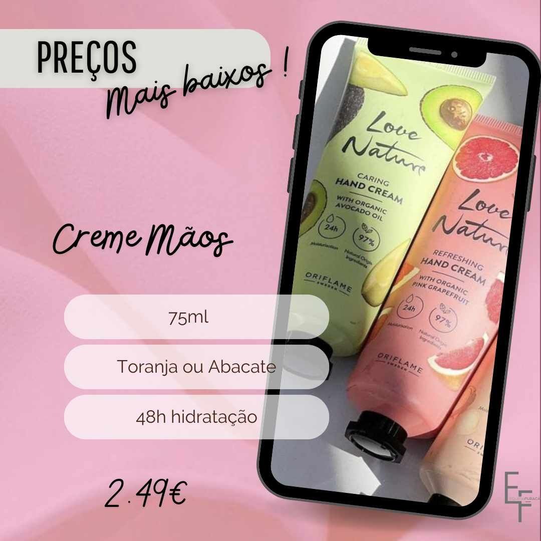 Creme de mãos da Oriflame