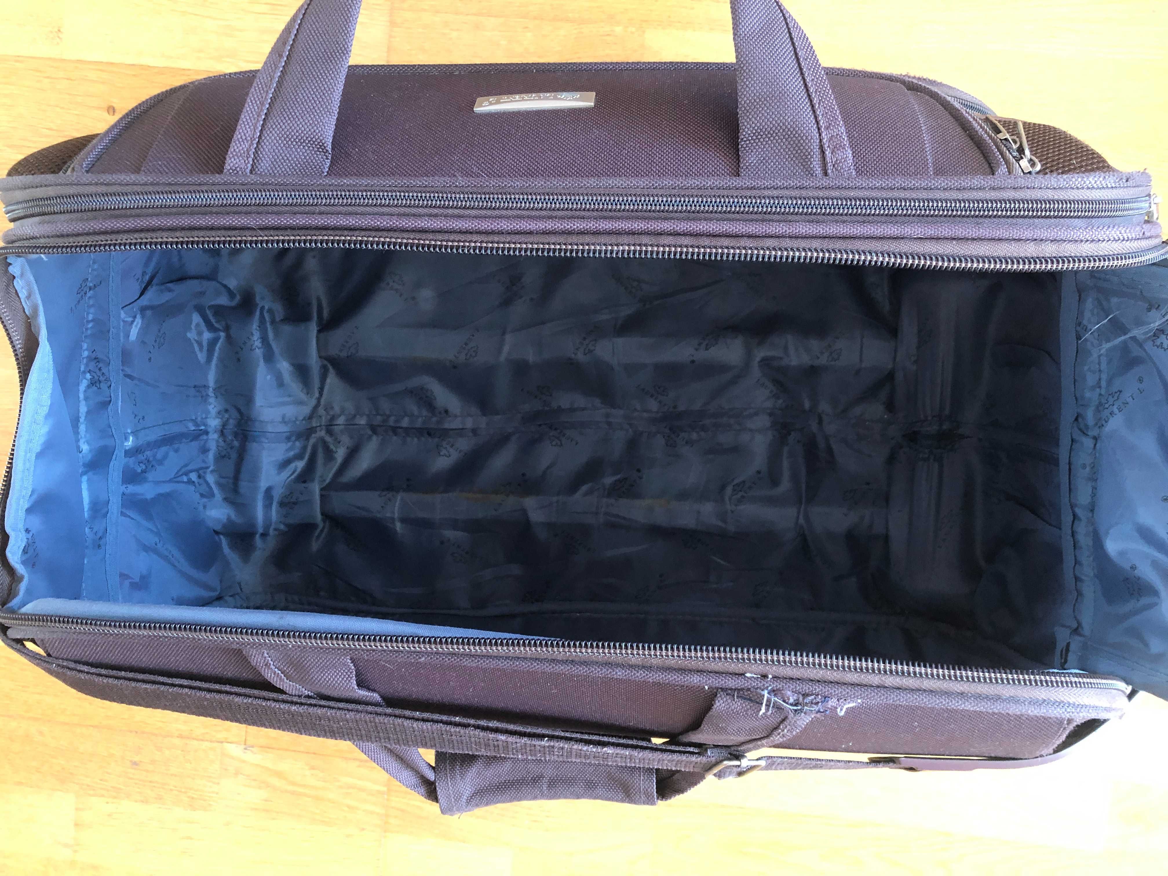Brązowa torba/ walizka na kółkach Laurent duża