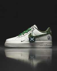 Кроссовки Nike Air Force 1 x BAPE White Green