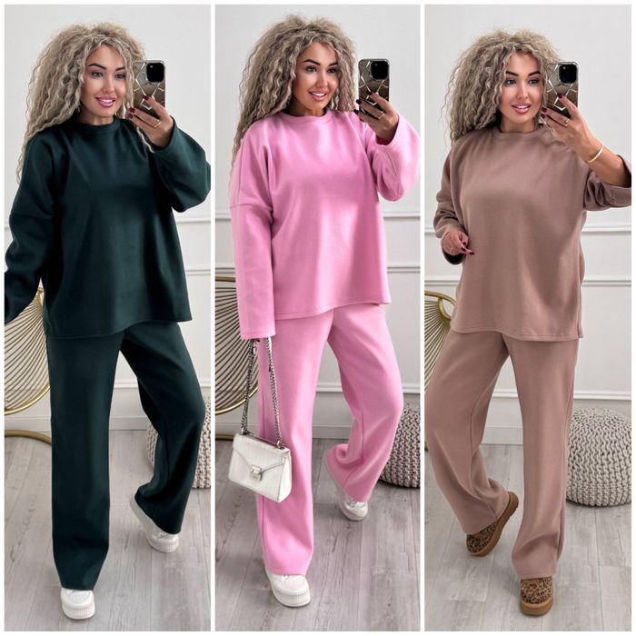 Костюм жіночий теплий ангоровий штани палаццо і кофта.42-46,46-48,52 р