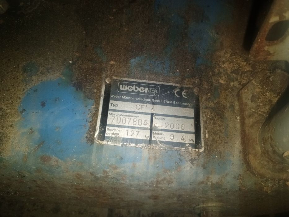 Zagęszczarka Weber cf4 127kg