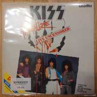 Laserdisc Kiss ‎– Animalize - Live Uncensored   26 Sep 1985  Japan NM-