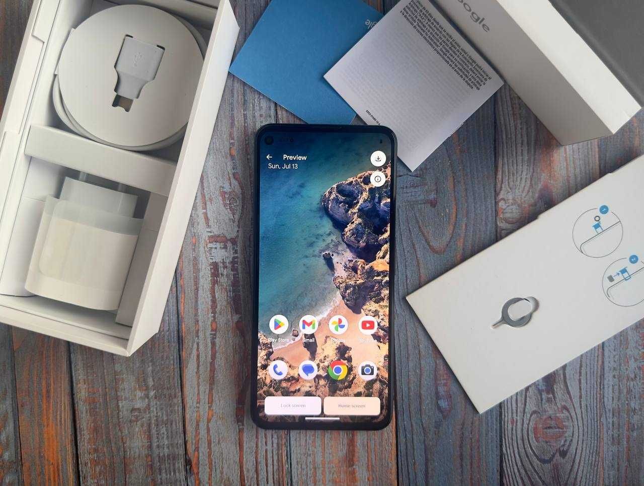⤷ NEW Google Pixel 5a Dual-sim 6/128gb - Just Black Neverlock гарантiя