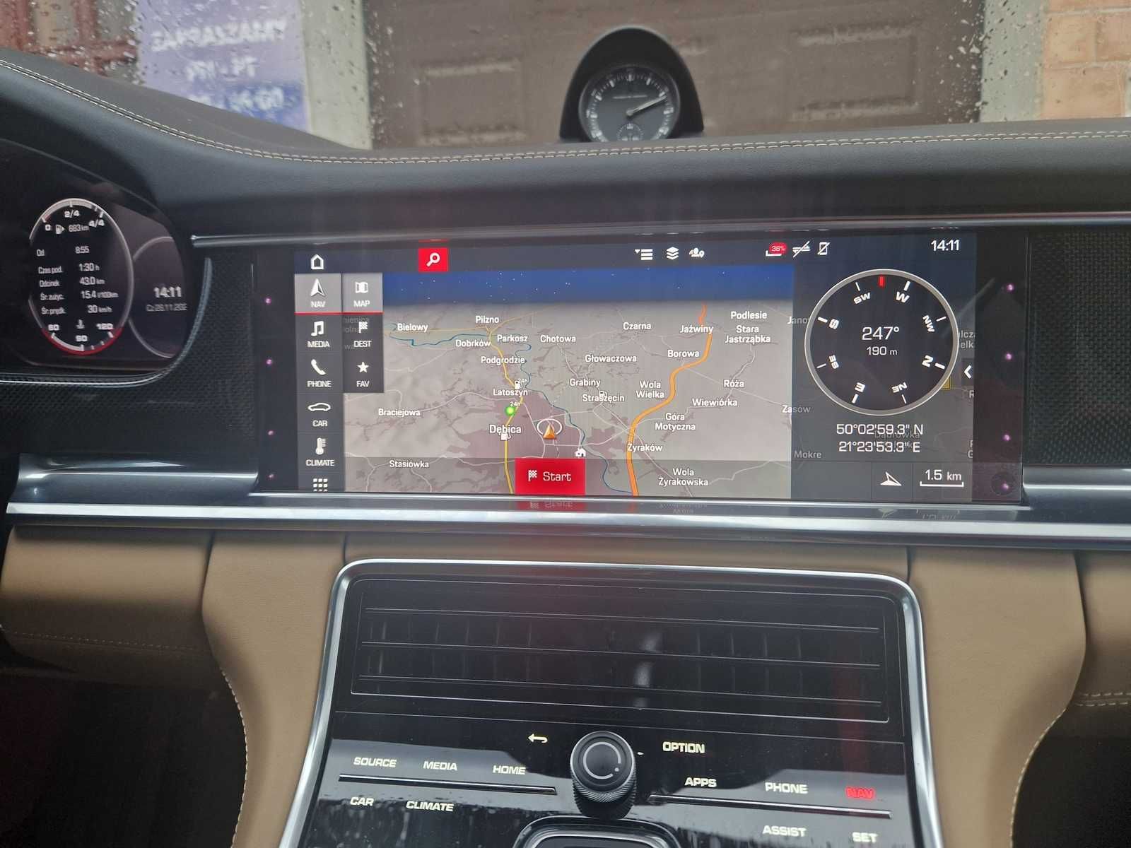 Porsche Cayenne Macan Panamera 911 CarPlay Akt. Android Auto Mapa 2025