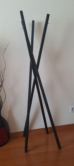 Cabide pé madeira wengué