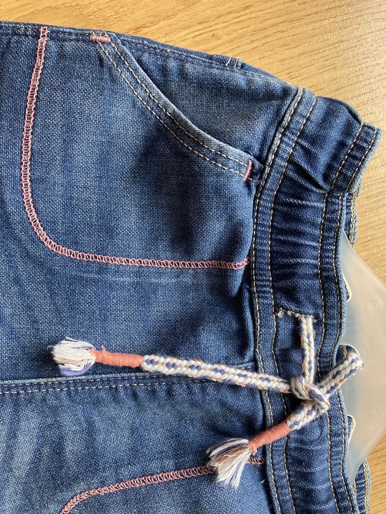 Spodnie H&M 80-86, rozciągliwy dżins