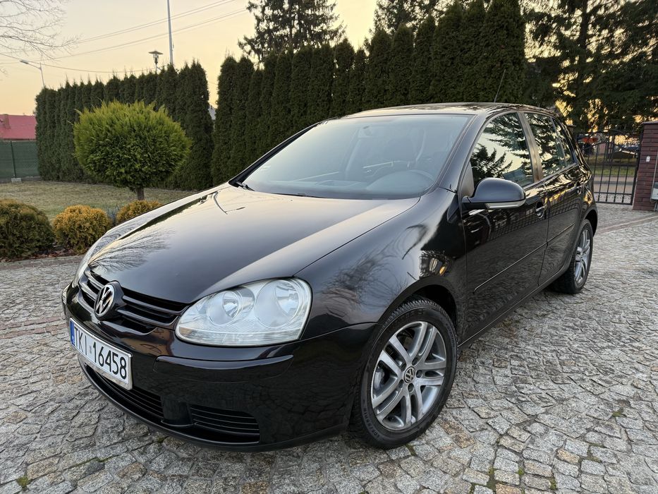 Volkswagen Golf V 1.9TDI BXE 105Koni 2007Rok TOUR Mega Stan CZARNY 1Wł