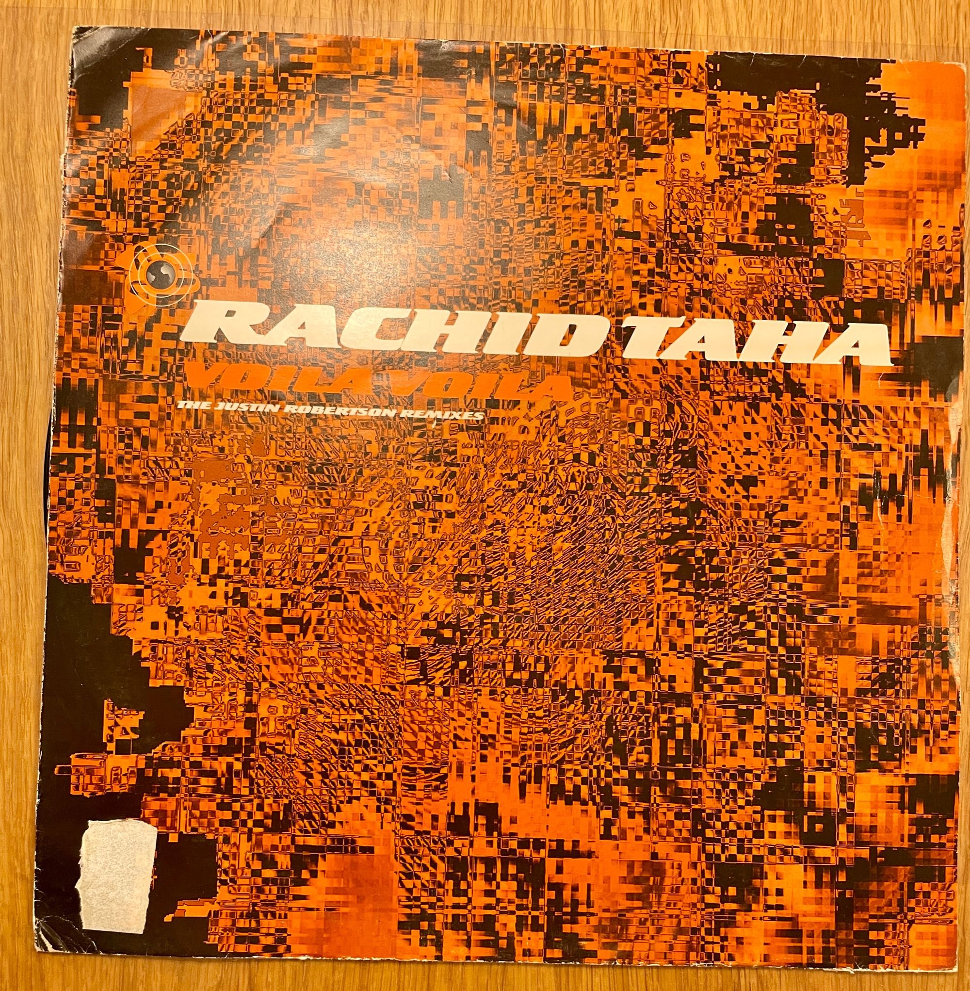 Rachid Taha Voila Voila The Justin Robertson Remixes SIngle 12"