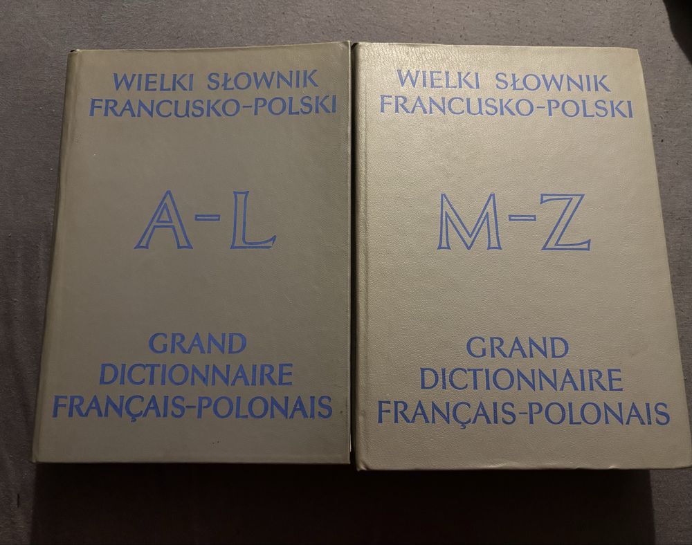 Słowniki Francusko-Polskie Tom 1 i 2