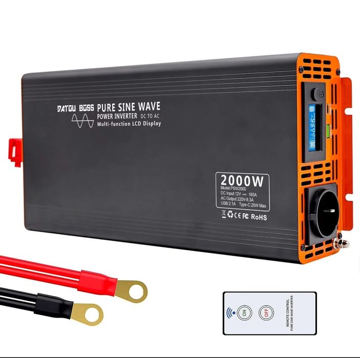 Інвертор 12 -220v. 2000w чистити синус