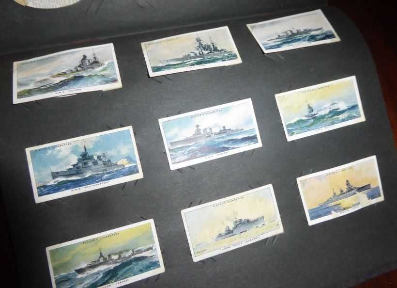Álbum cartóes de tabaco - Players - condecorações militares, navios