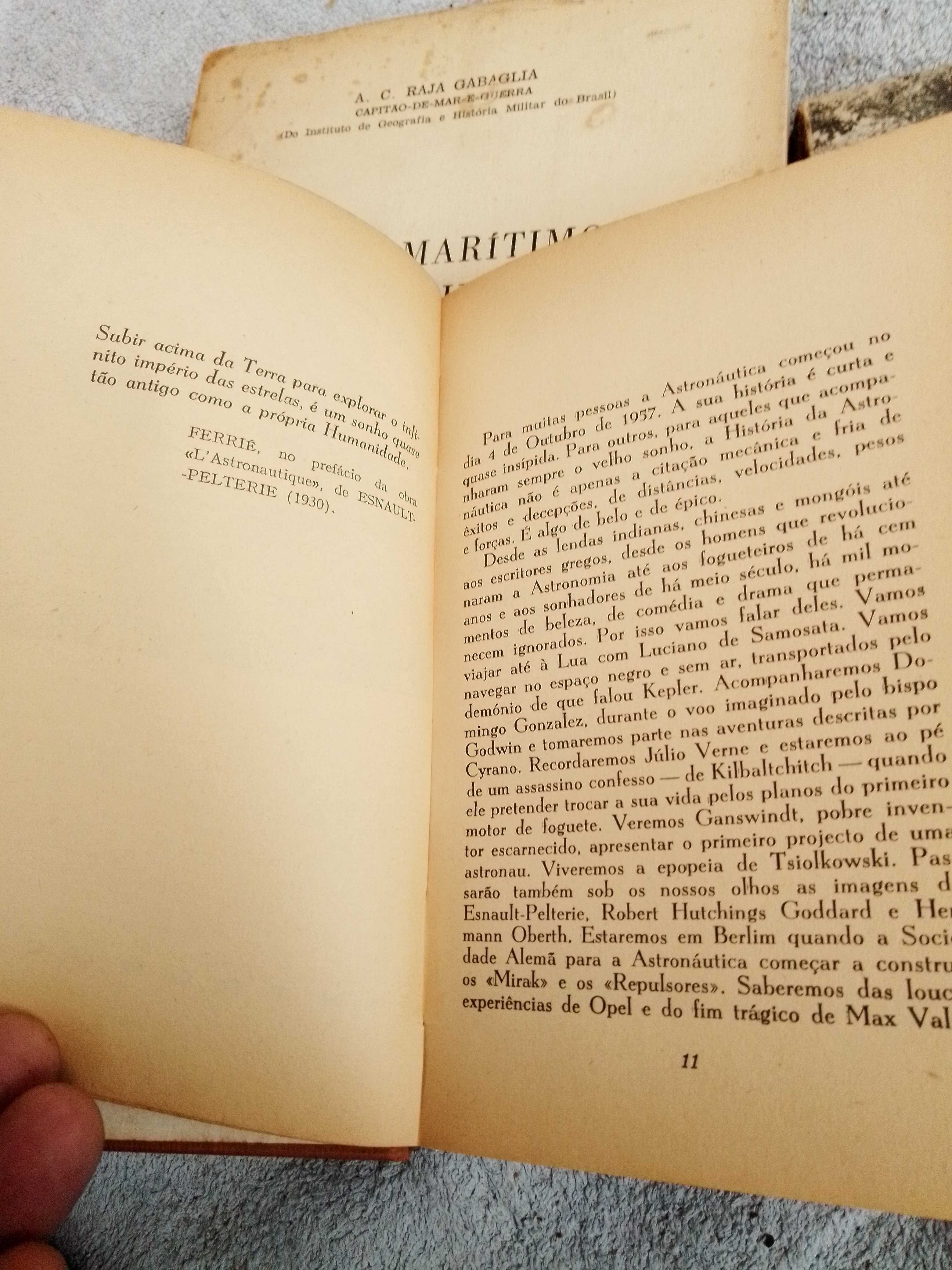 livro história breve da astrónautica oferta de elementos de astronomia