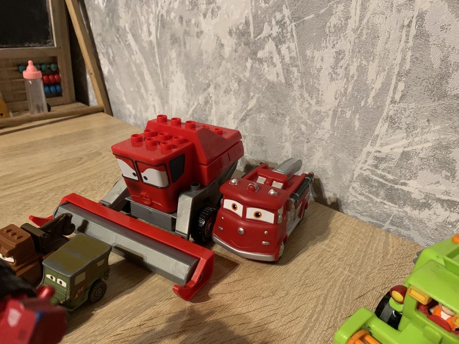 маквин тачки комбайн дупло трансформер оптимус Hasbro машинки техника