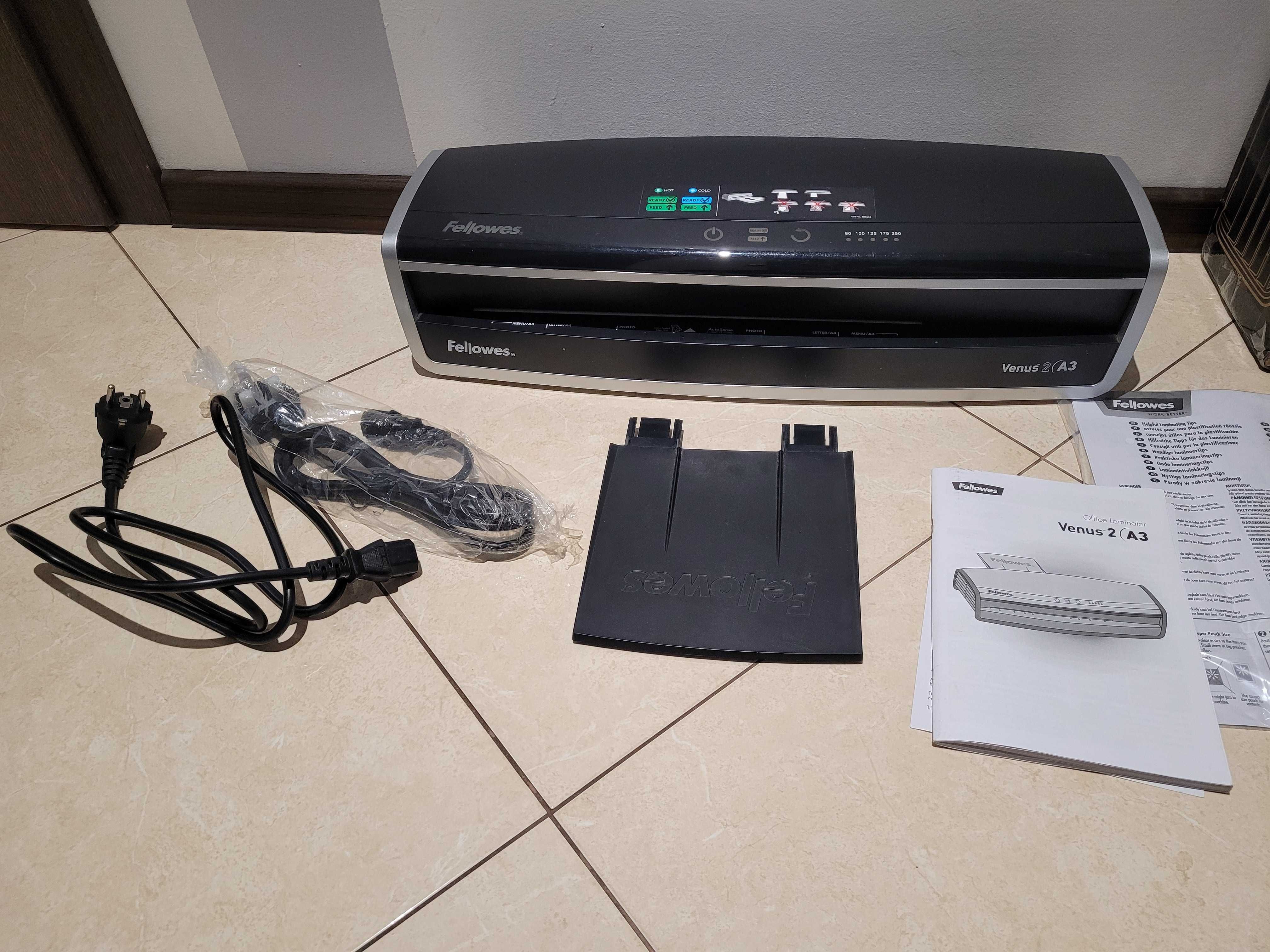 Fellowes Laminator A3 Venus 2, Premium Laminator Biurowy