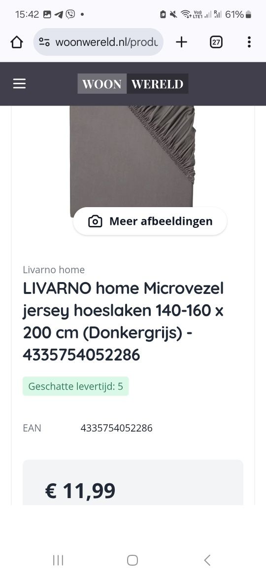 Простирадло LIVARNO home Jersey з мікрофібри, 140 – 160 x 200 см