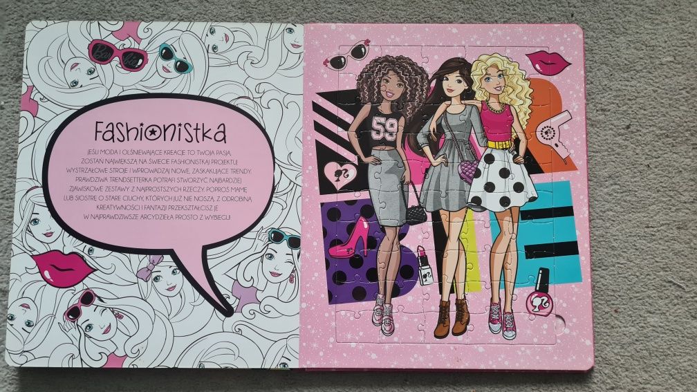 Barbie Wielkie Układanie Puzzle