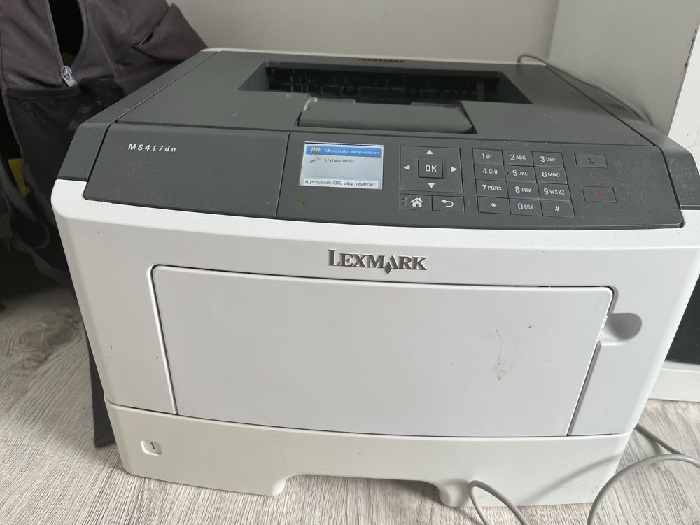 Drukarka laserowa Lexmark MS417dn – stan bdb, gotowa do pracy!
