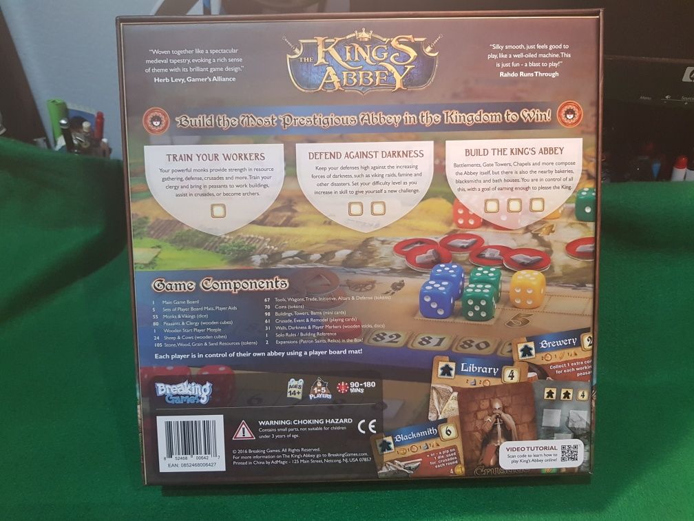 Jogo de tabuleiro Kings Abbey