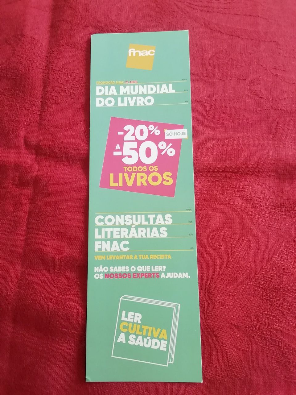 Marcador de livro, novo