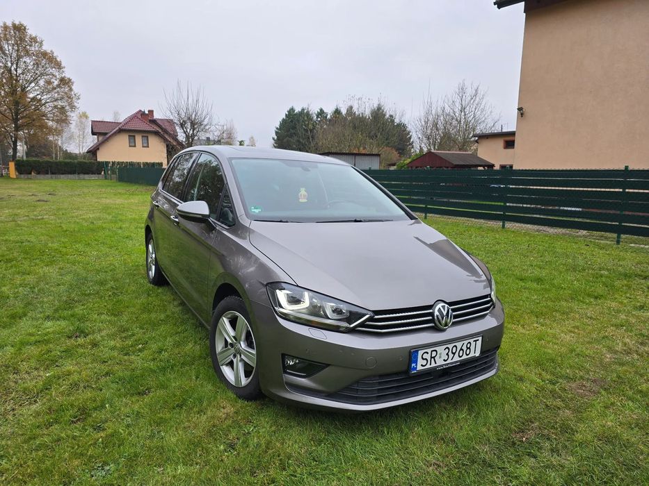 Volkswagen Golf Sportsvan 2014r+ Navi.+ czujnik martwego pola i wykrywania pieszych+parktronik+
