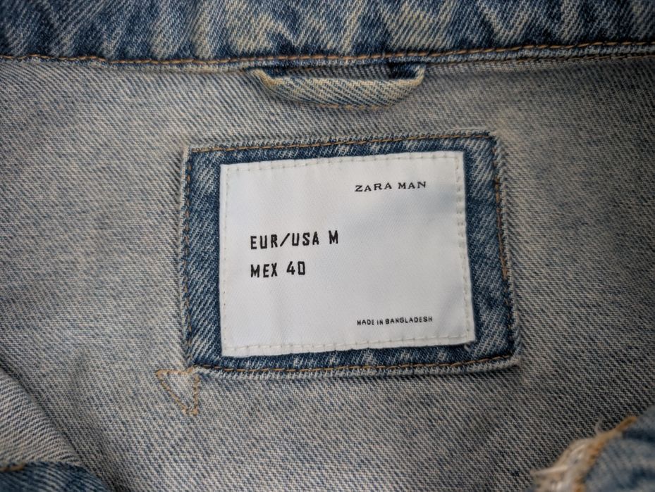 Чоловіча джинсова куртка Zara