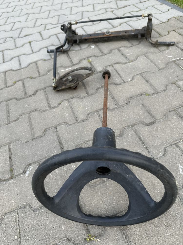 Uklad koerowniczy traktorek belkadrążek kosiarka honda castel garden