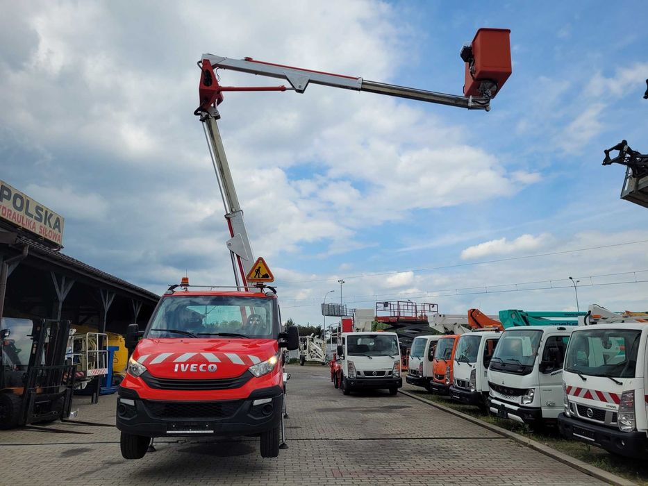 przegubowy/podnośnik/Multitel/MX170/zwyżka/2016r./Iveco/koszowy/17m