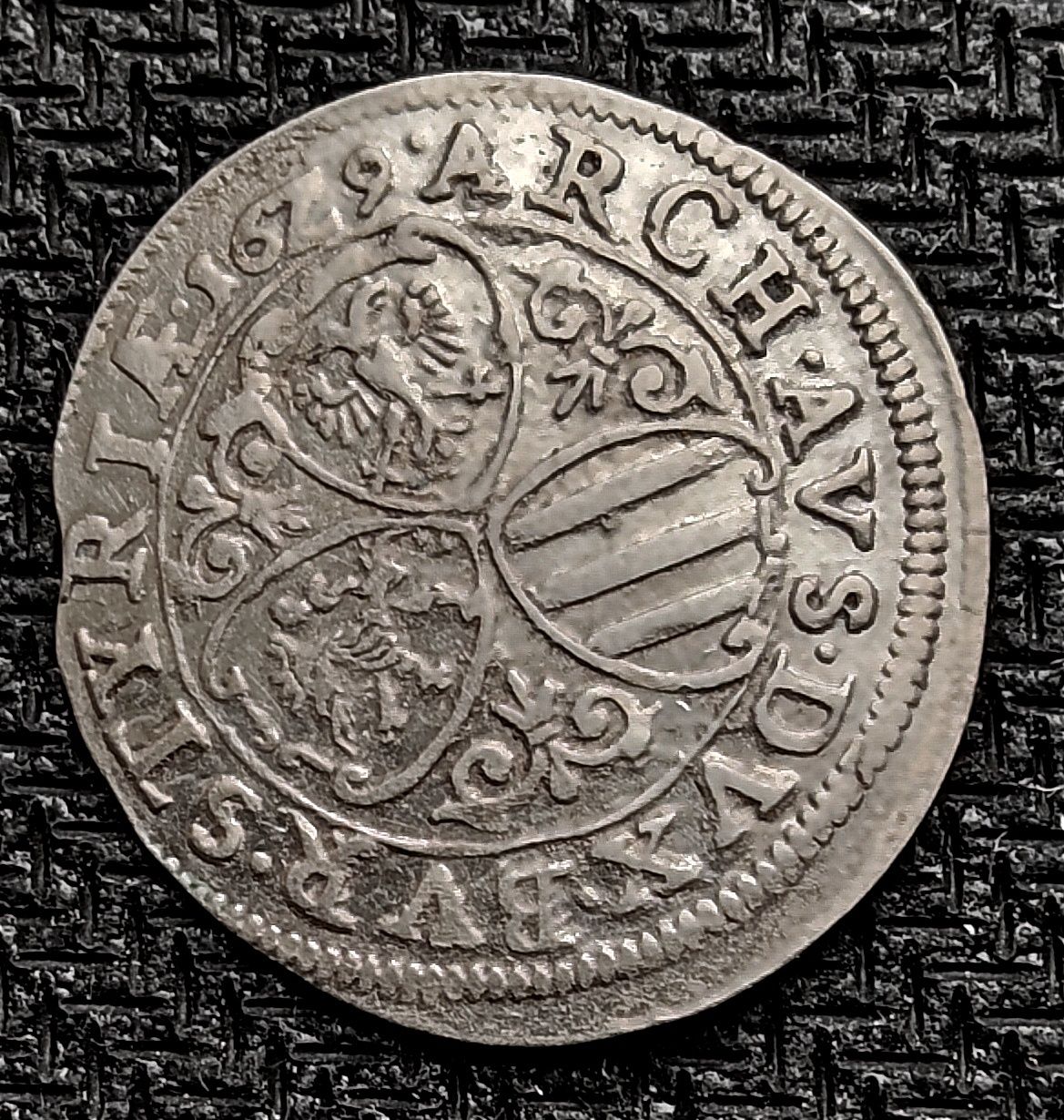 3 Krajcary 1629 Ferdynand II Graz