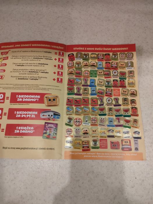Album naklejek gang biedroniakow