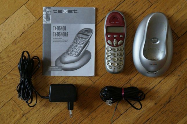Texet TX-D5400 Бесшнуровой телефонный аппарат