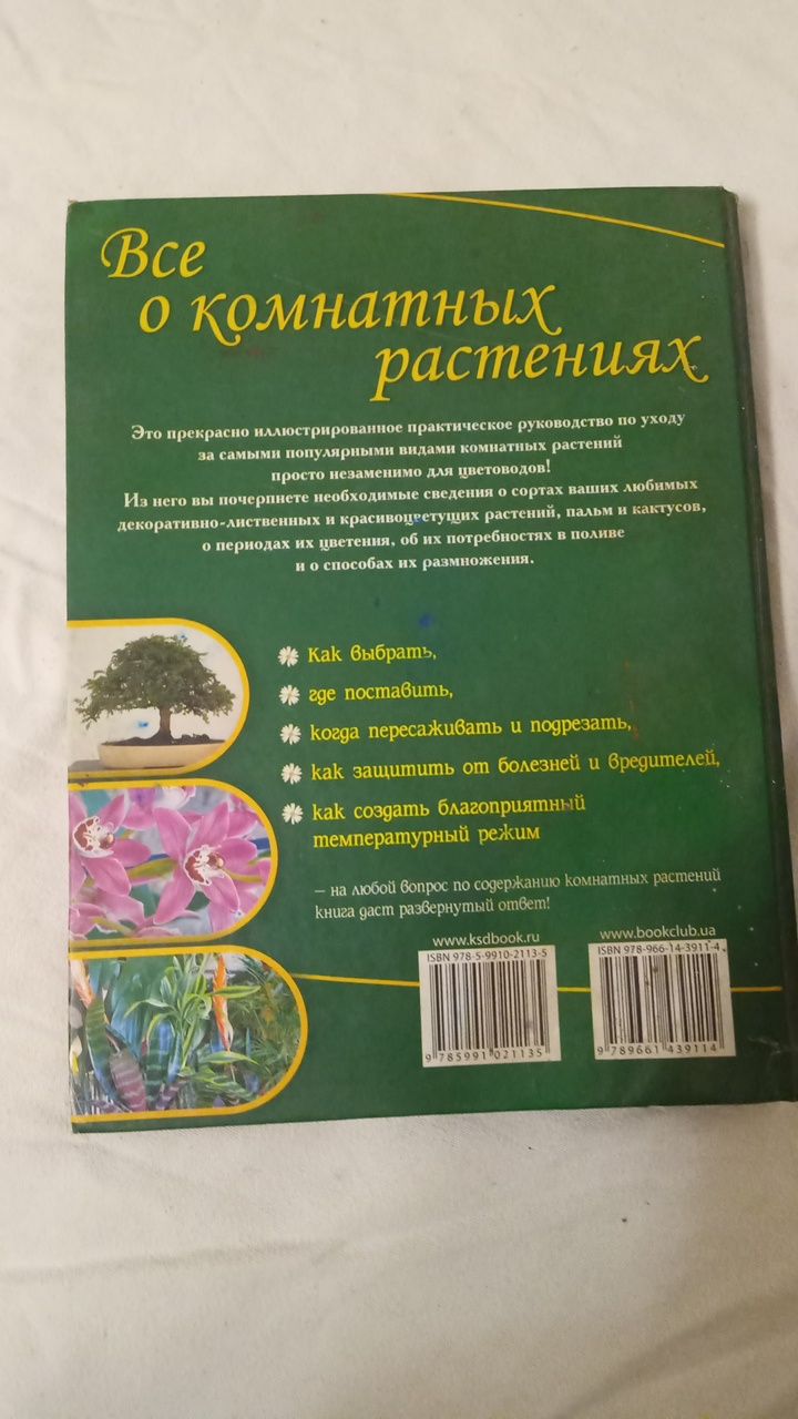 Все о комнатных растений книга