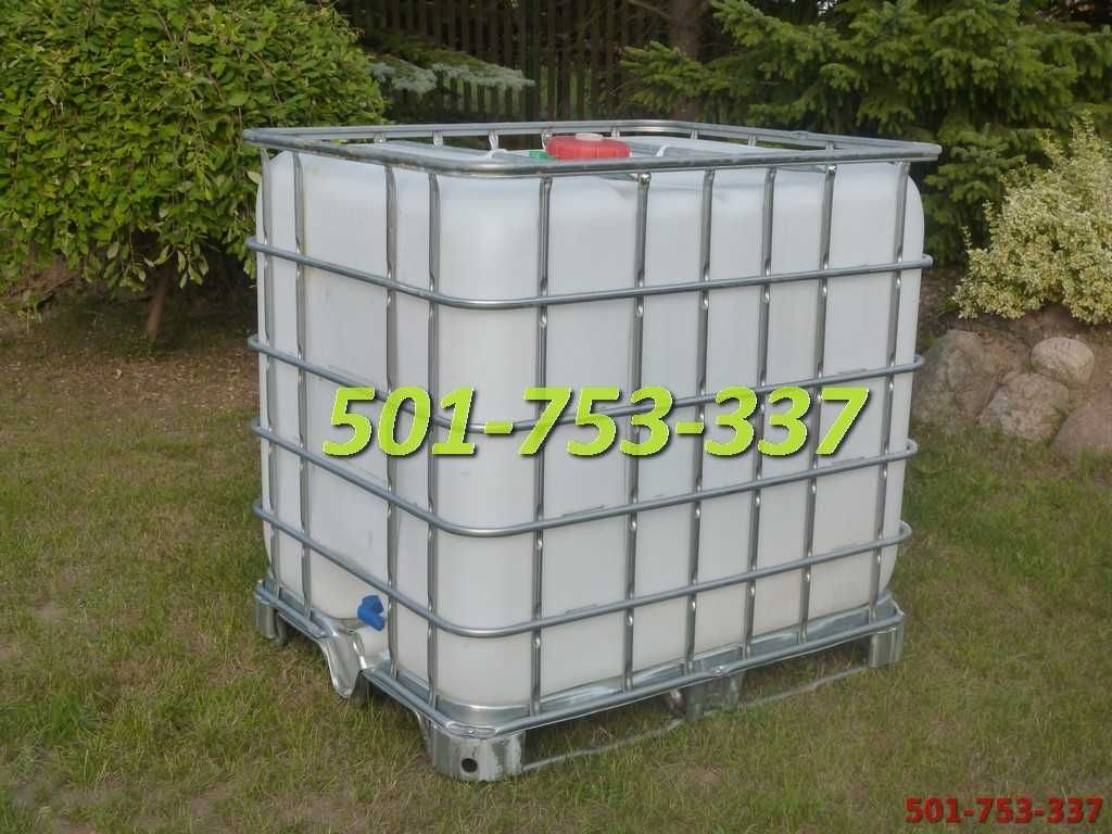 ZBIORNIK Mauzer na wode paliwo 1000L, Pojemnik,IBC, Beczka,Trojmiasto,