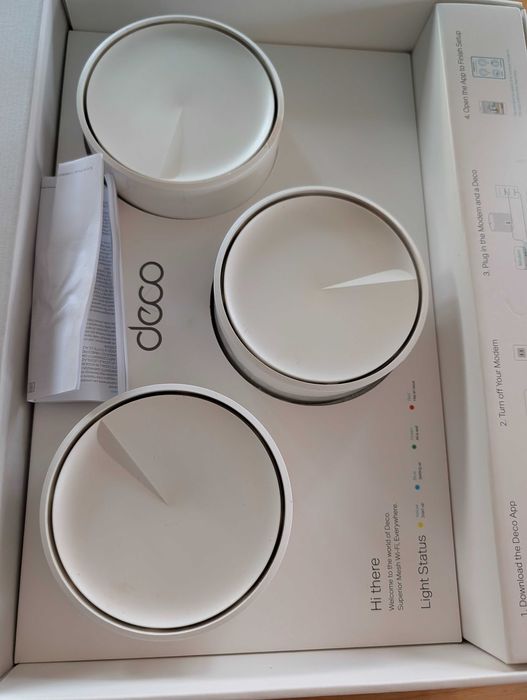 TP-Link Deco X20 (3 sztuki) – Mesh Wi-Fi 6 AX1800 – Komplet w pudełku