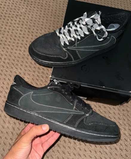 Jordan 1 Retro Low OG SP Travis Scott Black Phantom
