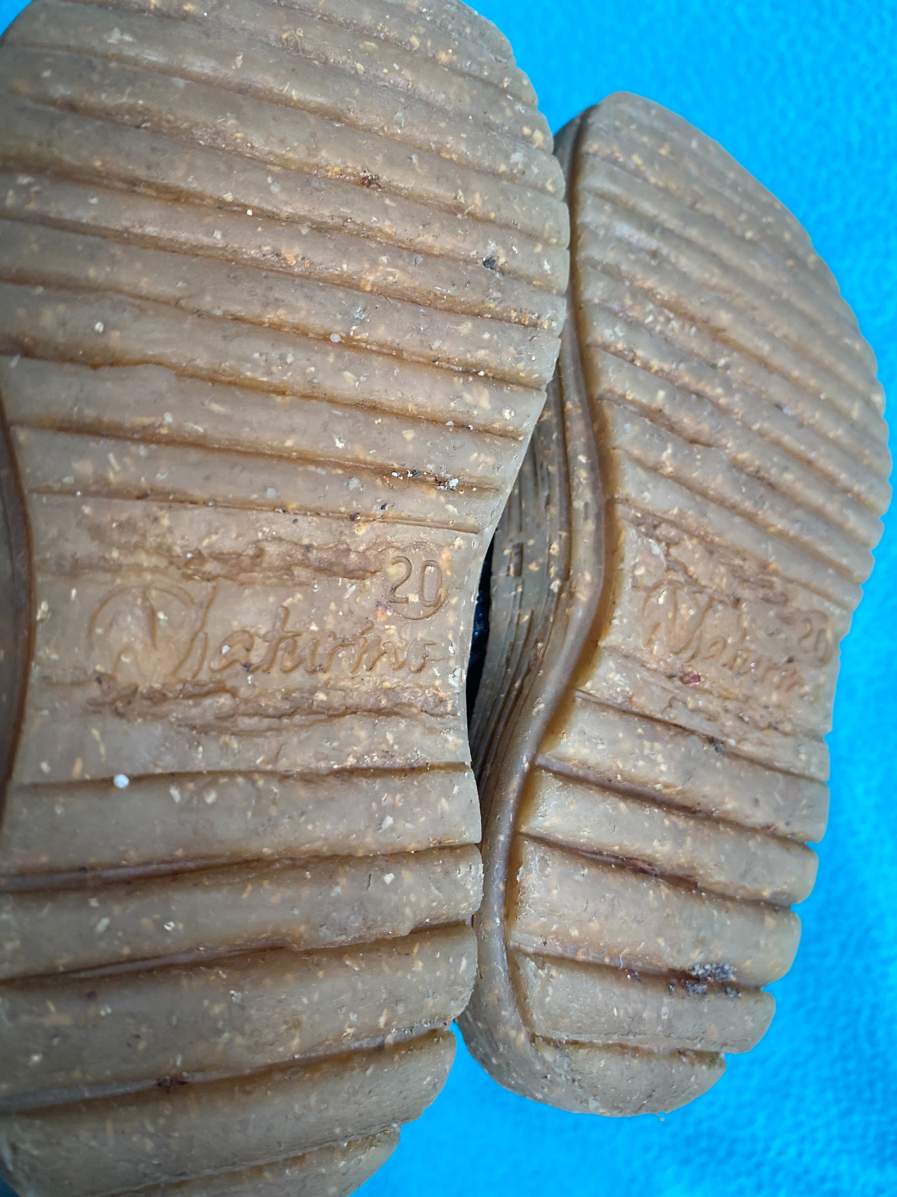 Granatowe botki buty Naturino wygodne porządne skórzane 20