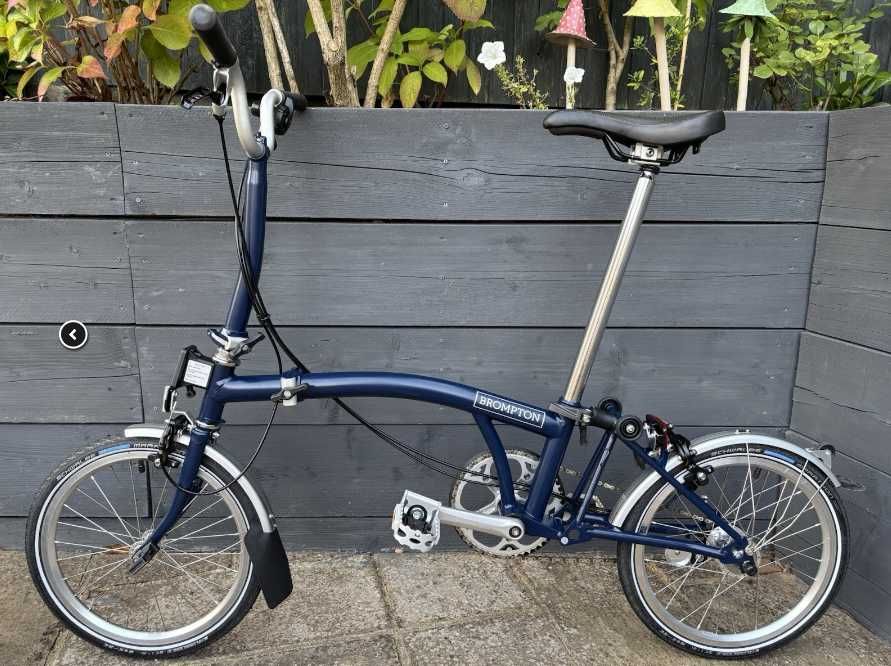 Brompton M3L C Line Equivalent Faltrad in Tempest Blue - kaum benutzt