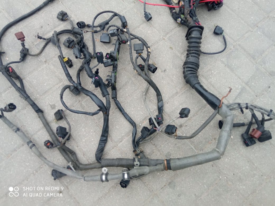 VW Passat B5 lift w8 4.0 komputer sterownik wiązka elektryczna silnika
