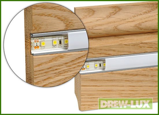 Listwy przypodłogowe drewniane LED, producent