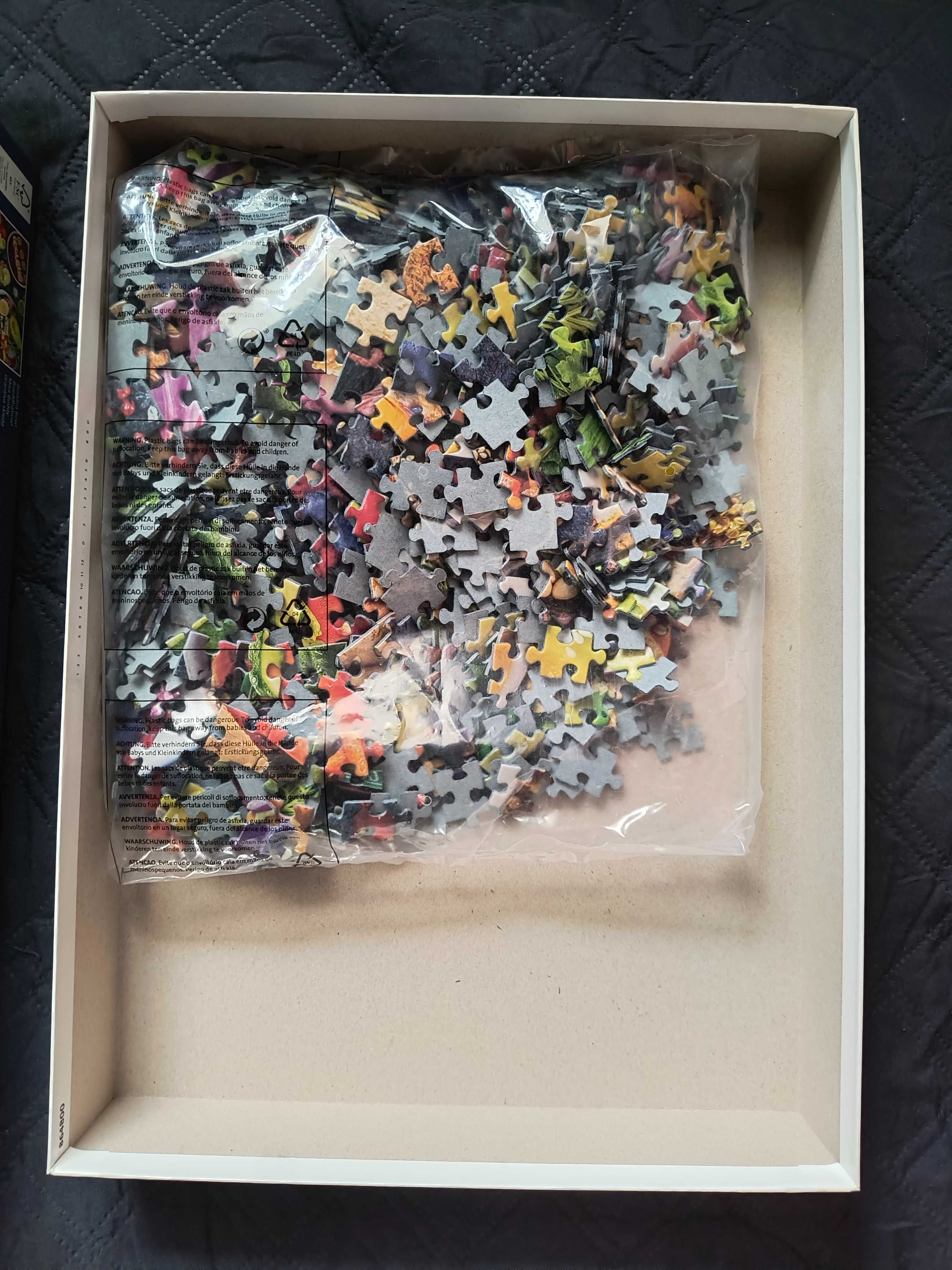 Puzzle 1000 elementów - Pyszne Jedzenie