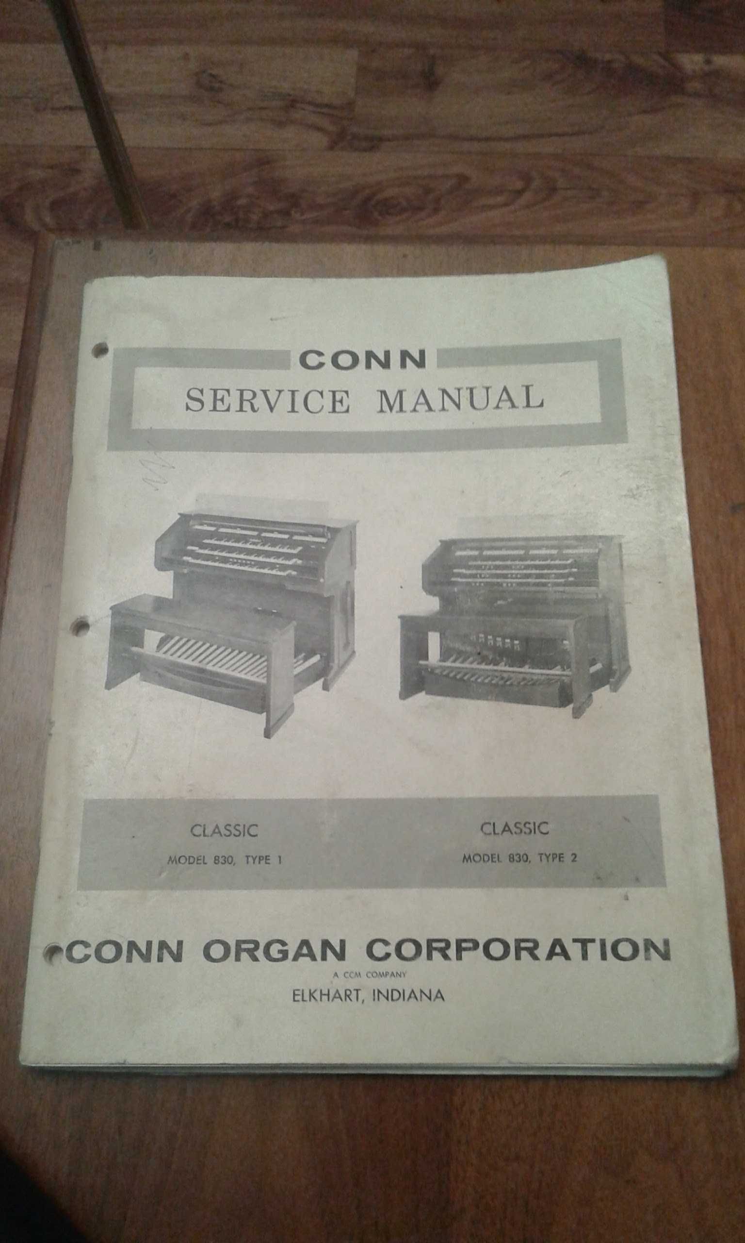 Organy elektryczne CONN 830 type 2