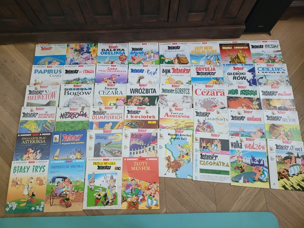 Asterix komplet 40 odcinków plus 4 dodatkowe tomy
