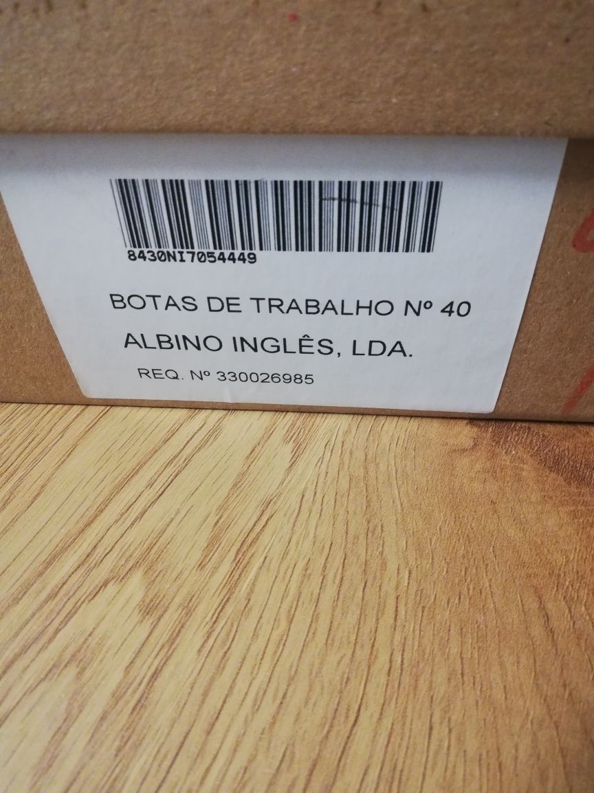 Botas biqueira aço 40