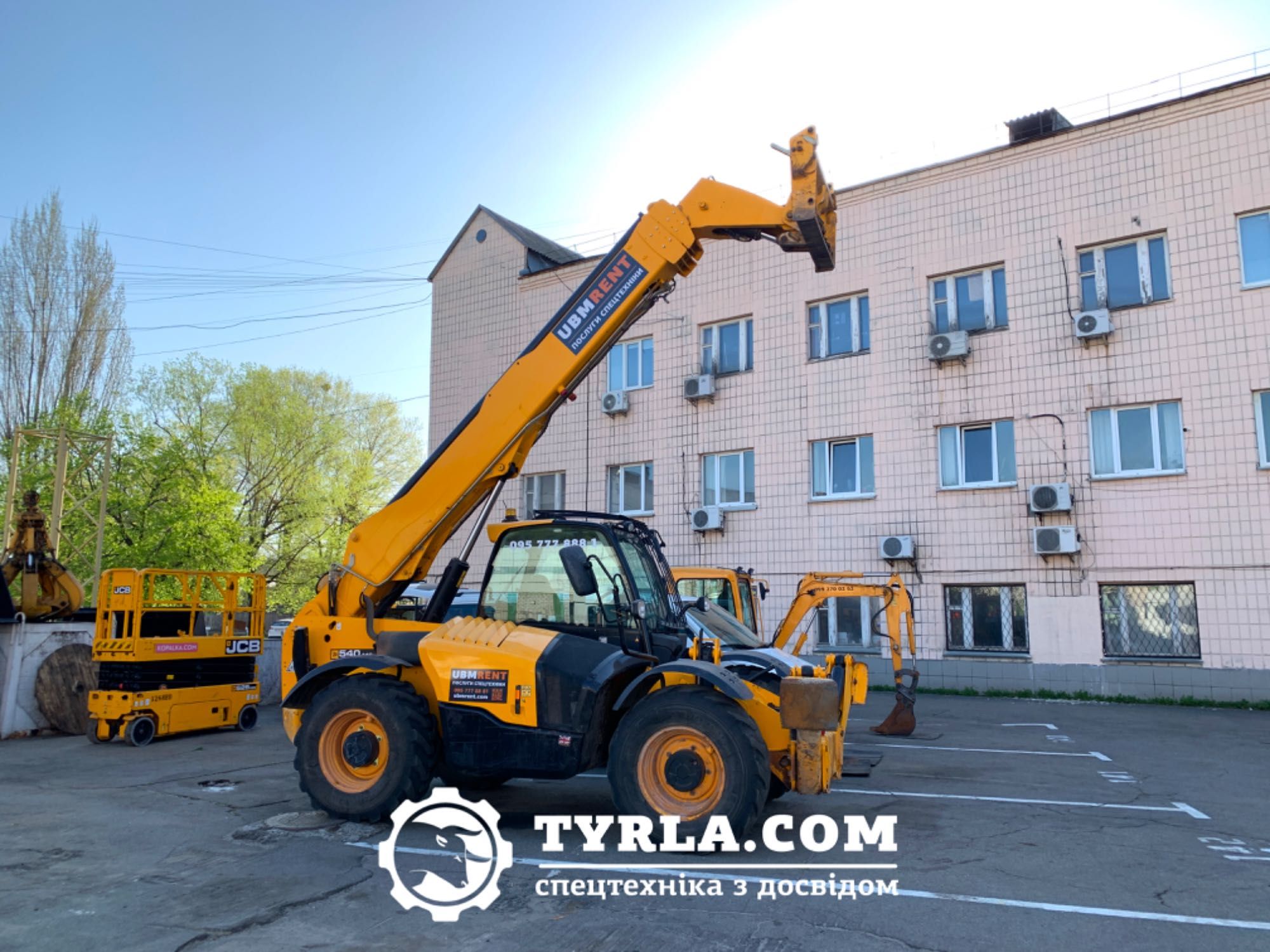 Телескопічний навантажувач JCB 540-140 Телескопический погрузчик