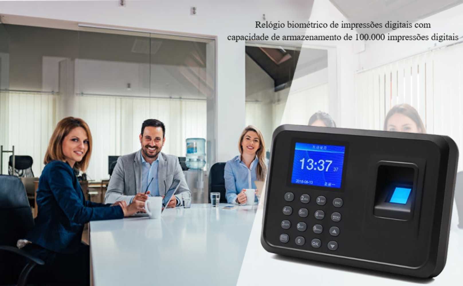 Relógio de Ponto Biométrico / USB / Sem Software