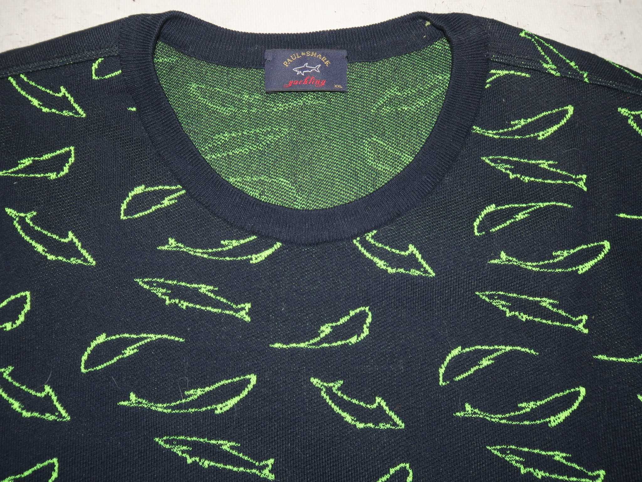 Paul&Shark bluza sweter w monogram XXL