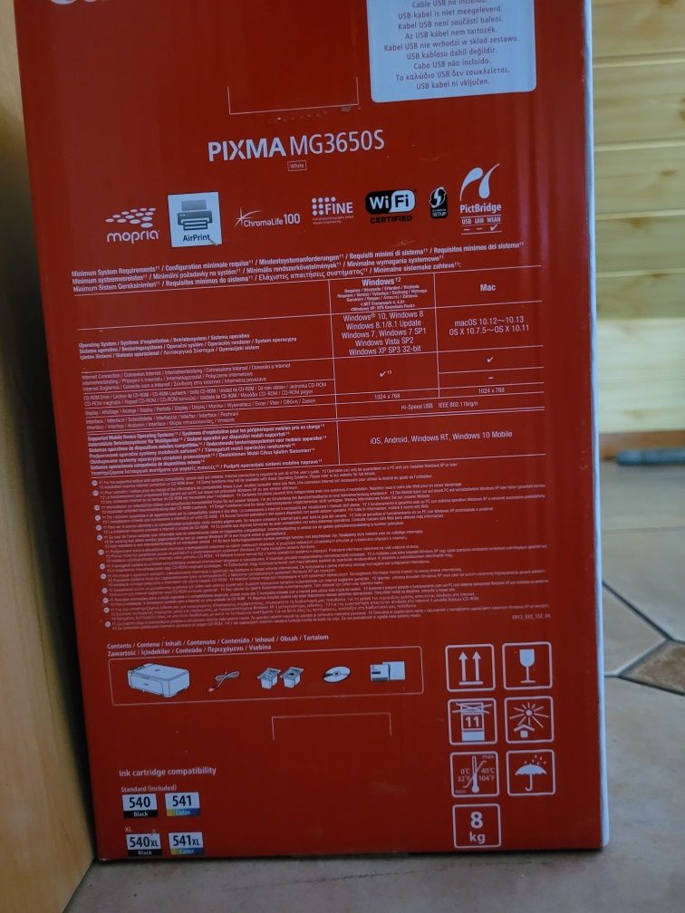 Drukarka Canon  Pixma MG3650 wifi