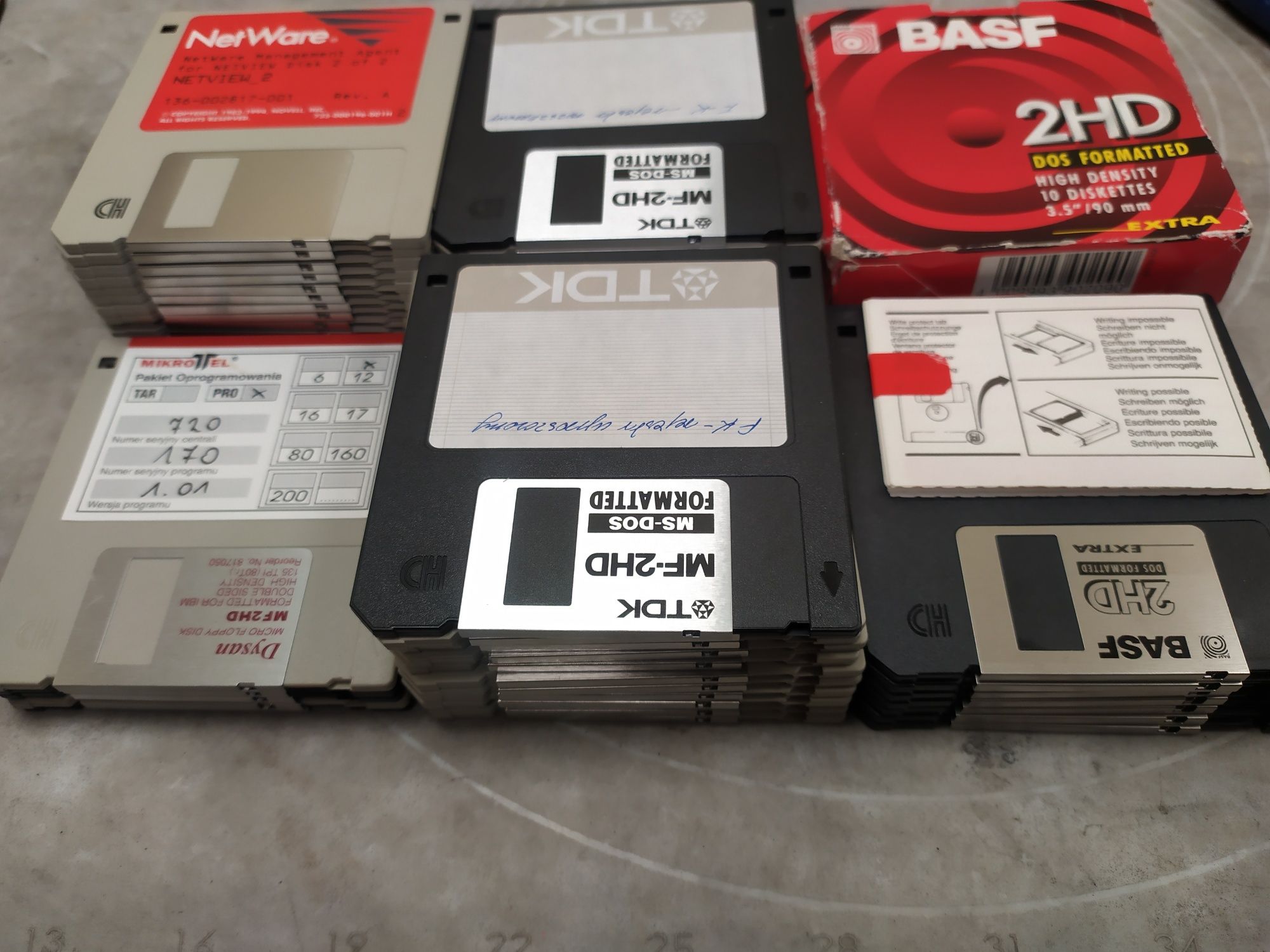 Dyskietki 3,5" Retro do starych komputerów PC Amiga Atari ST
