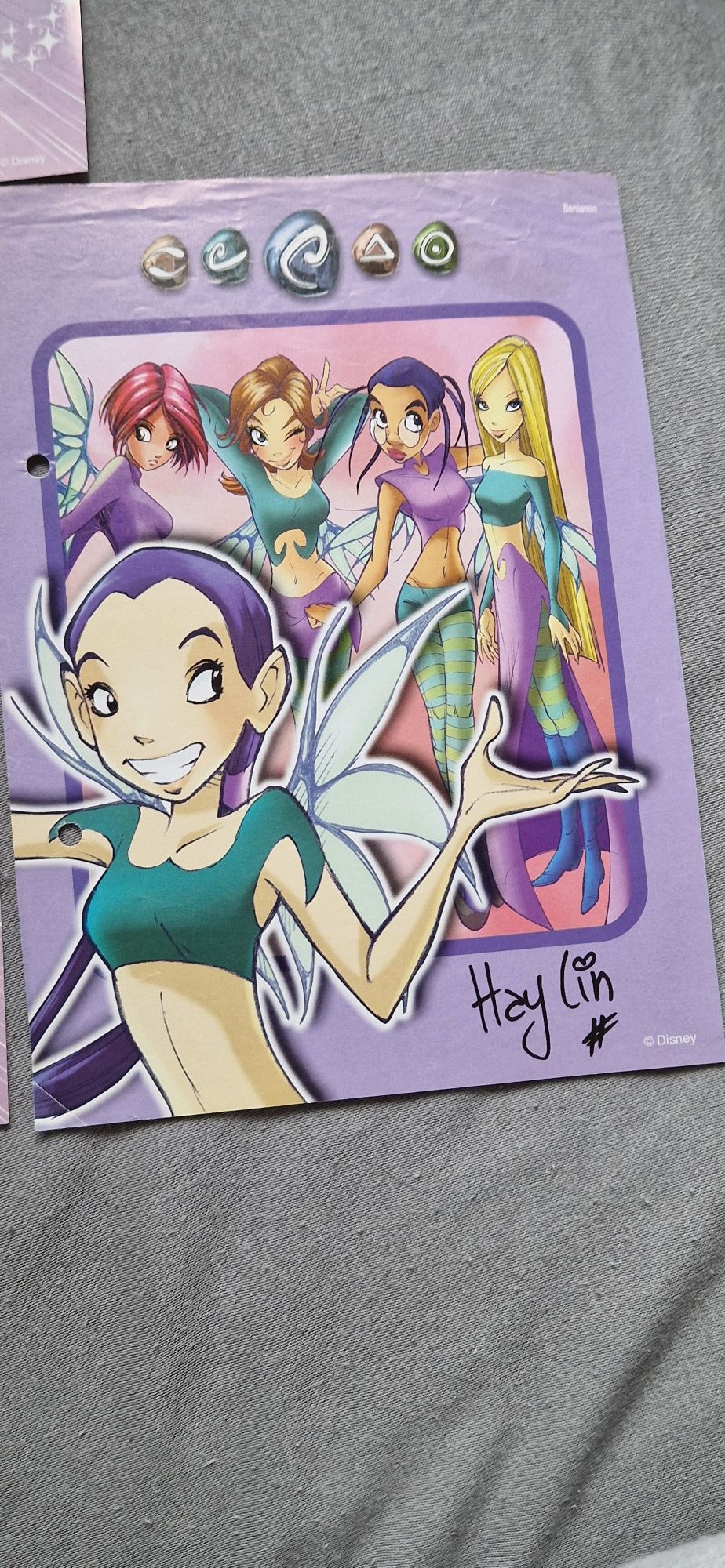 Karteczki winx jeden komplet